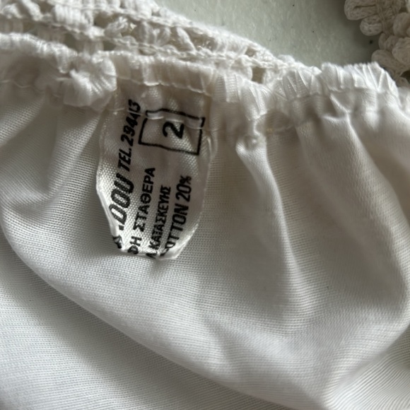 White With Pink Embroidered Floral Design Blouse - Picture 7 of 10